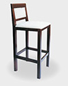 hocker drewniany