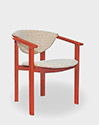 hocker drewniany