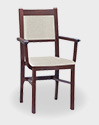 hocker drewniany