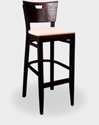 hocker drewniany